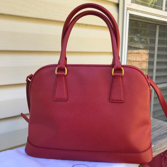 Prada saffiano red - Picture 2 of 8